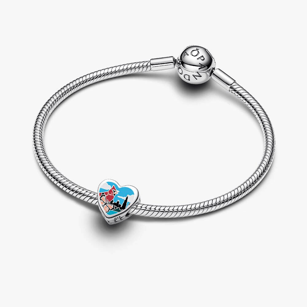 Illinois Heart Charm