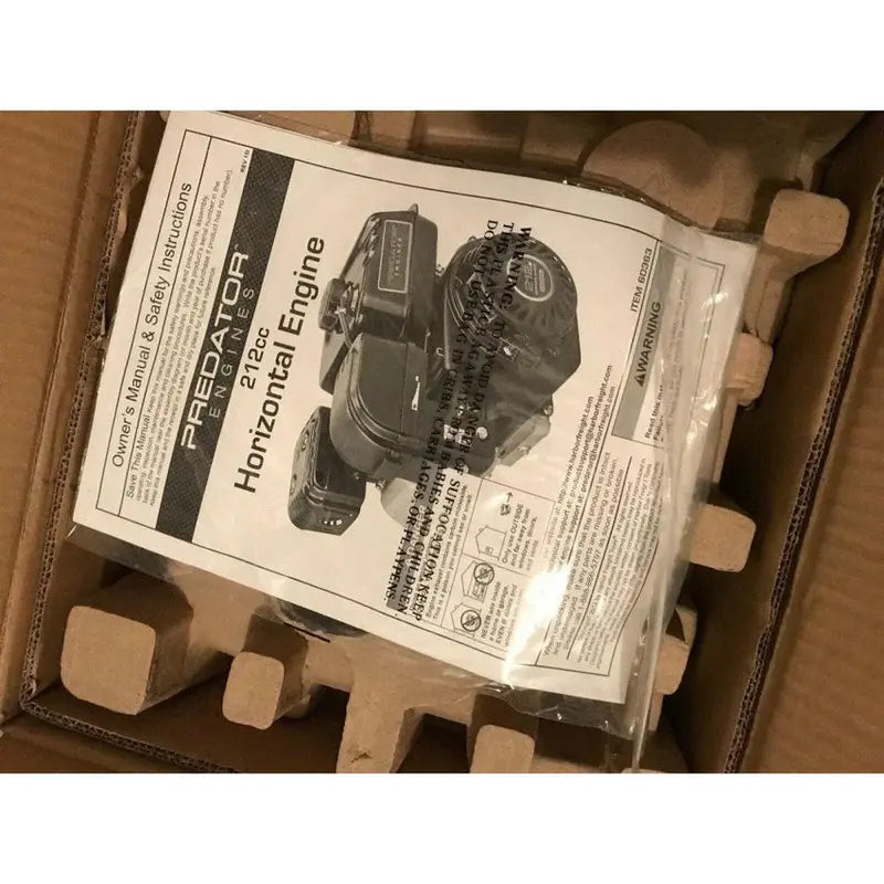 Predator 212cc 6.5 HP OHV Horizontal Shaft Engine - 69730