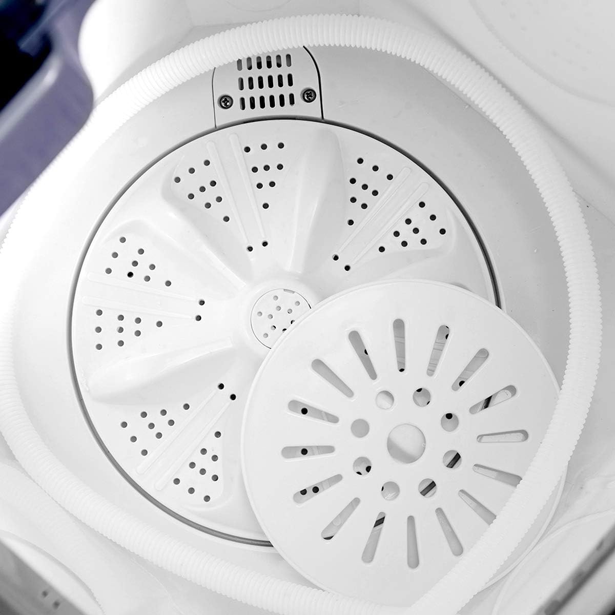 Giantex Portable Washing Machine, 20 lbs Wash And Spin Capacity, Gray & White