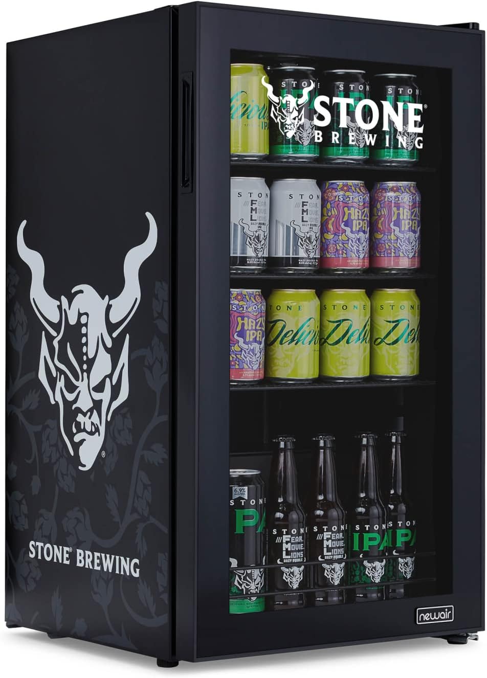 Beverage Refrigerator Cooler, 126 Cans, Right Hinge Glass Door - AB-1200
