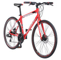 Schwinn Kempo Hybrid Bike, 700c Wheels, 21 Speeds, Men's Frame, Red