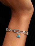 Turquoise-colored Elephant Mini Dangle Charm