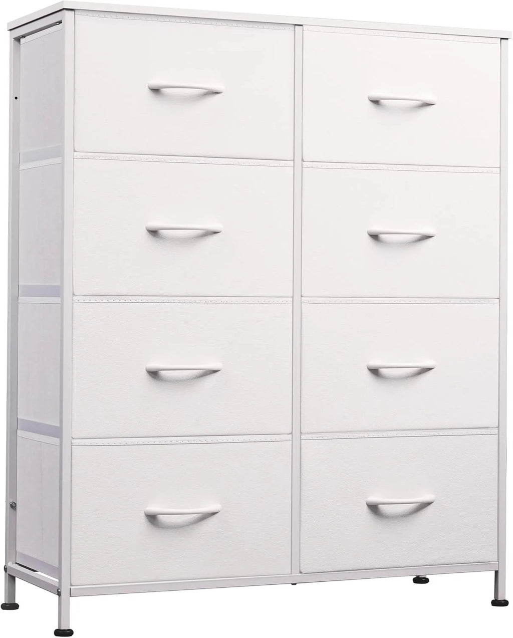 Tall Fabric Dresser With 8 Drawers, 31.7 in L x 11.7 in W x 38.6 in H