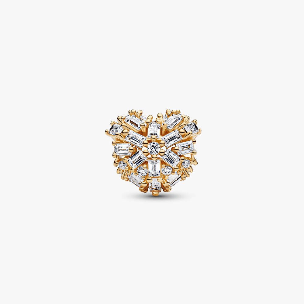 Sparkling Heart Charm