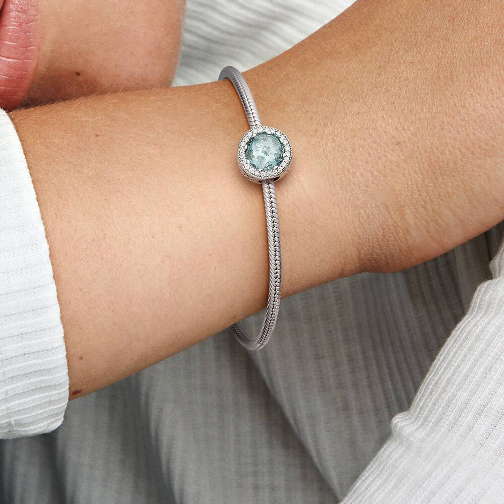 FINAL SALE - Sparkling Glacier Blue Charm