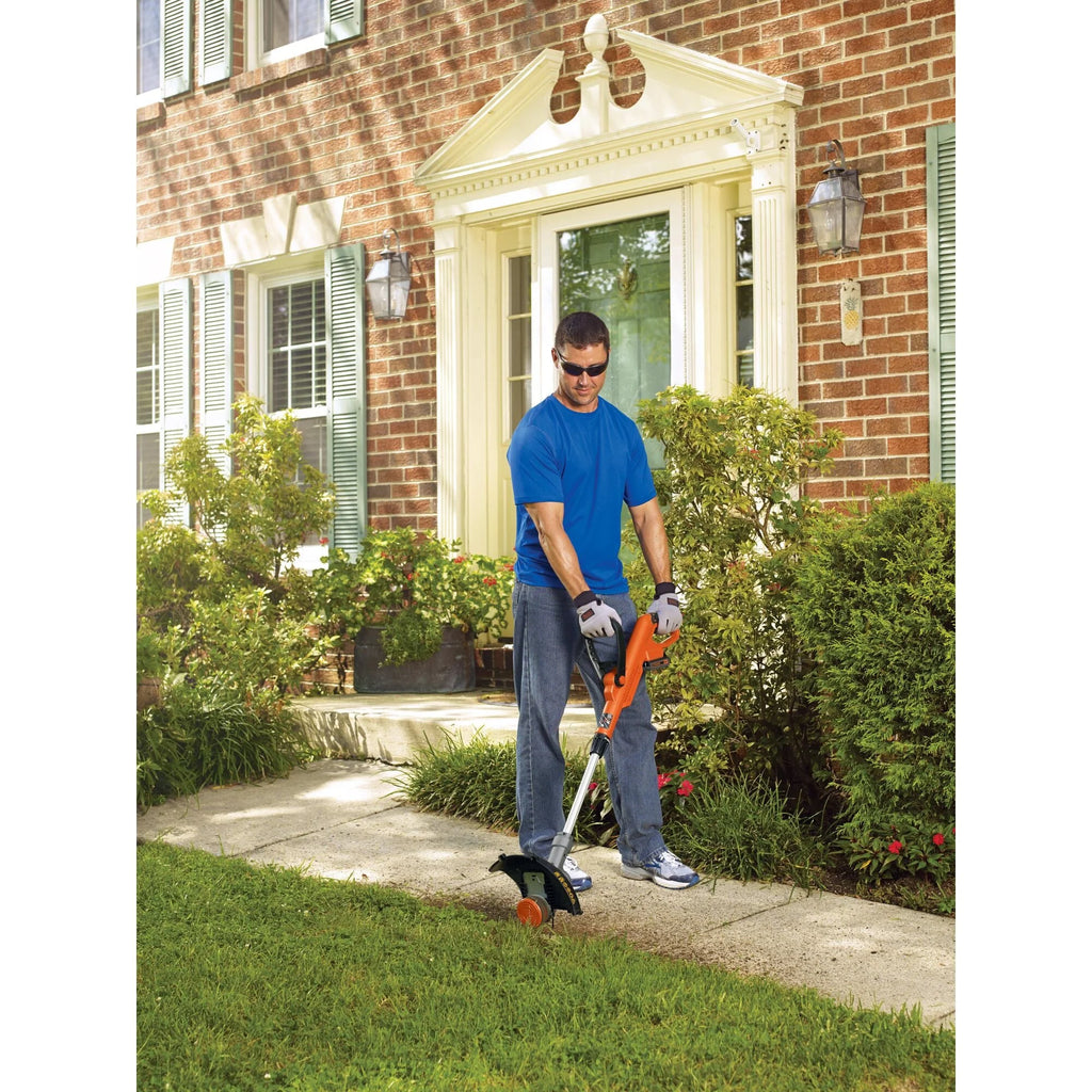 BLACK+DECKER 20V Cordless String Trimmer And Edger With 2Ah Lithium Ion Battery
