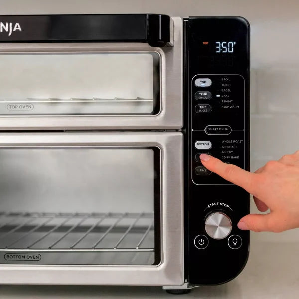 Ninja 12-in-1 Double Oven With FlexDoor, Rapid Top Oven, Convection And Air Fry Bottom Oven - DCT401