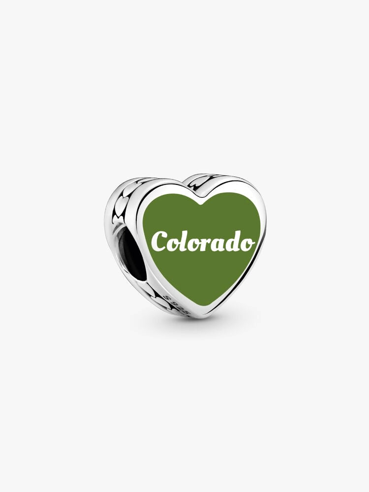 Colorado Heart Charm