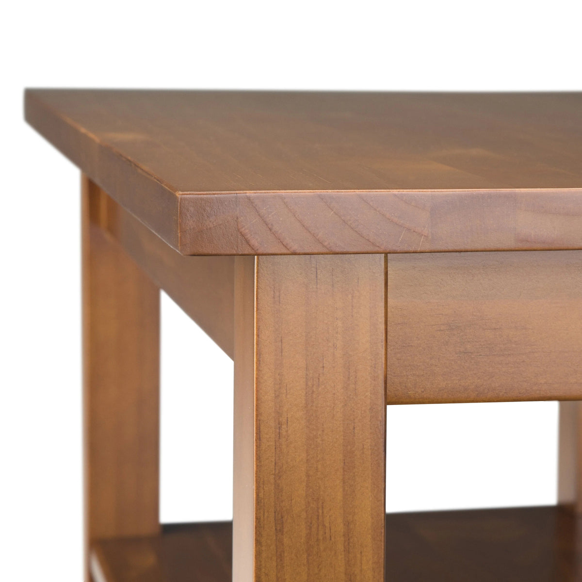 Solid Wood Narrow Side Table, 14 in Wide, 24 in D x 14 in W x 20 in H