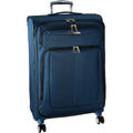 Samsonite Solyte DLX Softside Expandable Spinner Luggage, Mediterranean Blue, Checked-Medium 25-Inch