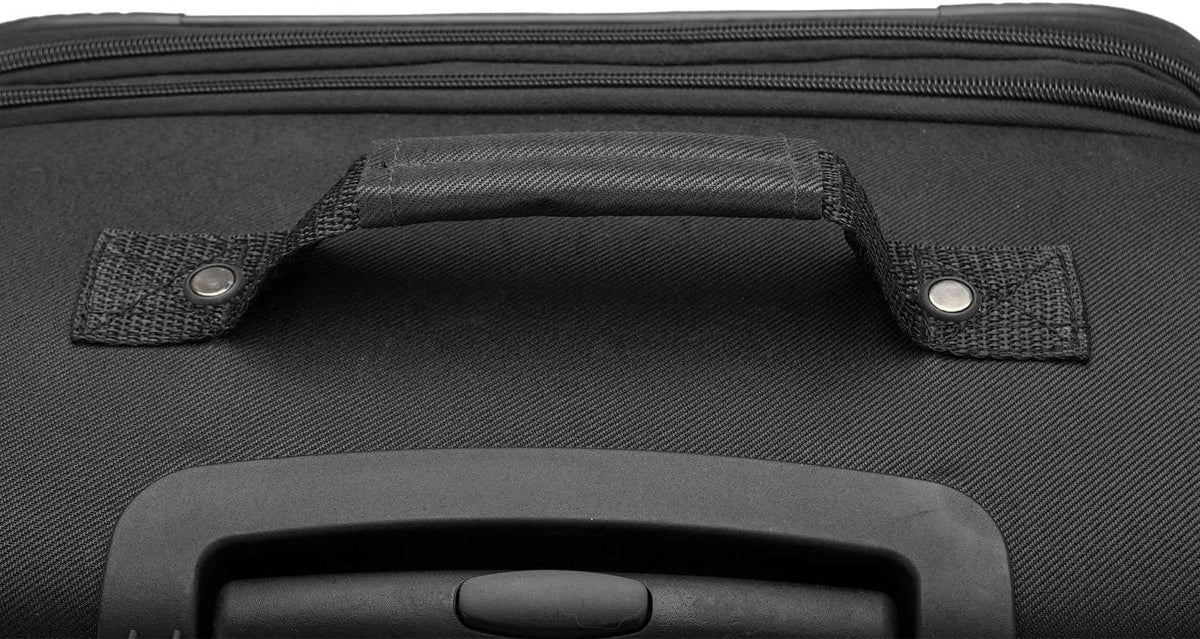 U.S. Traveler Expandable Softside Luggage, Navy, 31in Checked Large - Aviron Bay