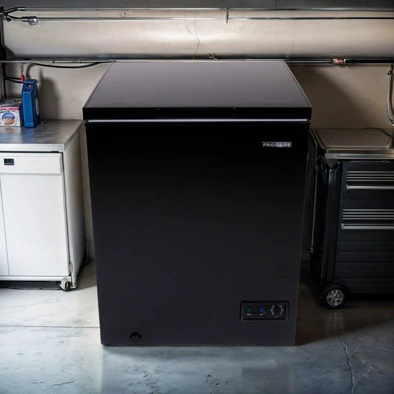 Frigidaire Chest Freezer, 5.0 Cu. Ft., Black Granite Design