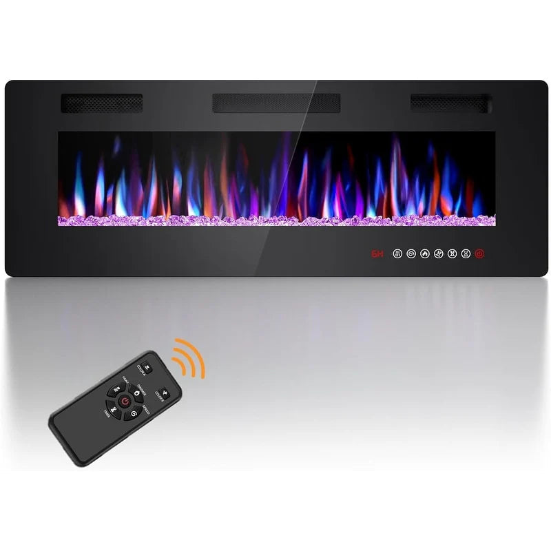 R.W.FLAME Recessed Electric Fireplace Heater, 30-inch, 750-1500W