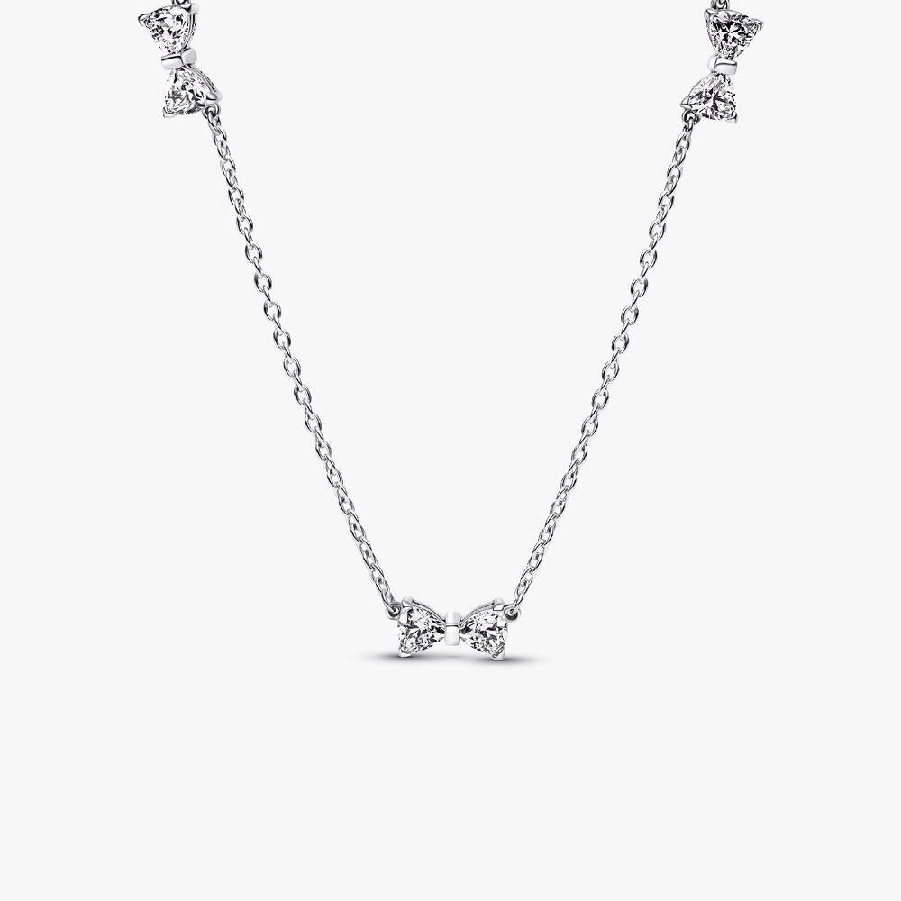 Bow Station Chain Necklace