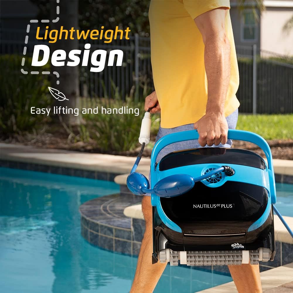 Dolphin Robotic Pool Vacuum Cleaner For Pools Up To 33 ft, Wall Climbing - Nautilus CC 99996113-US