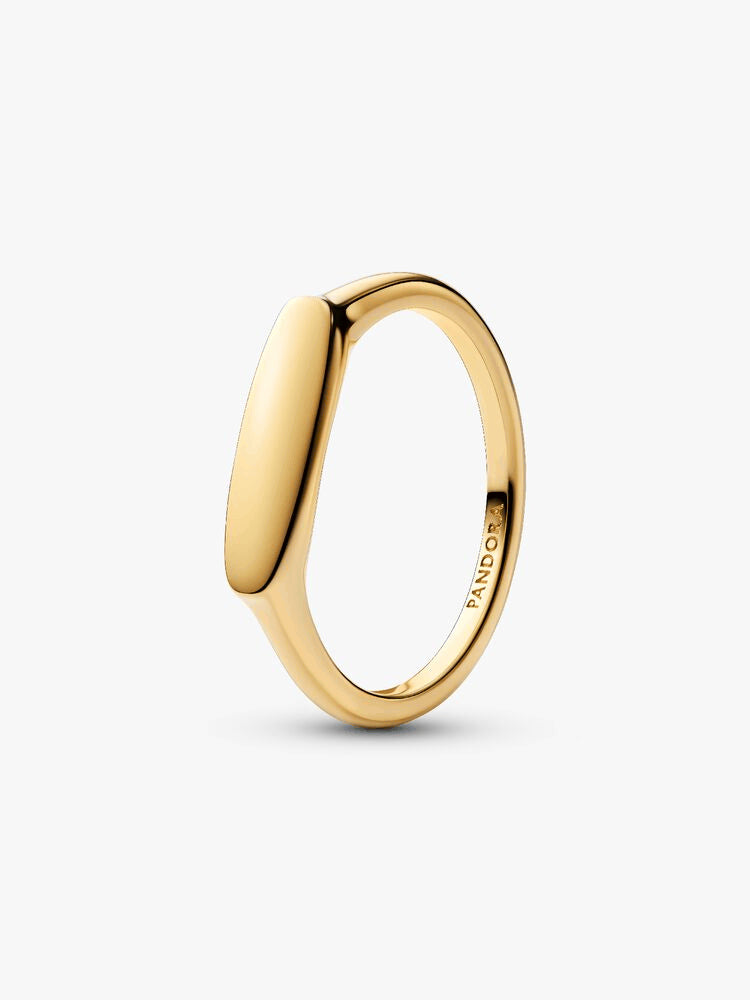 Engravable Love Notes Bar Ring Set