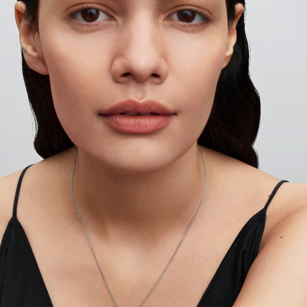 Elevated Red Heart Collier Necklace