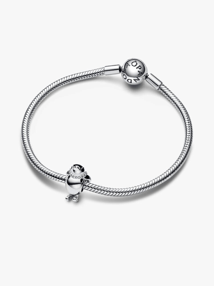 Skiing Penguin Charm