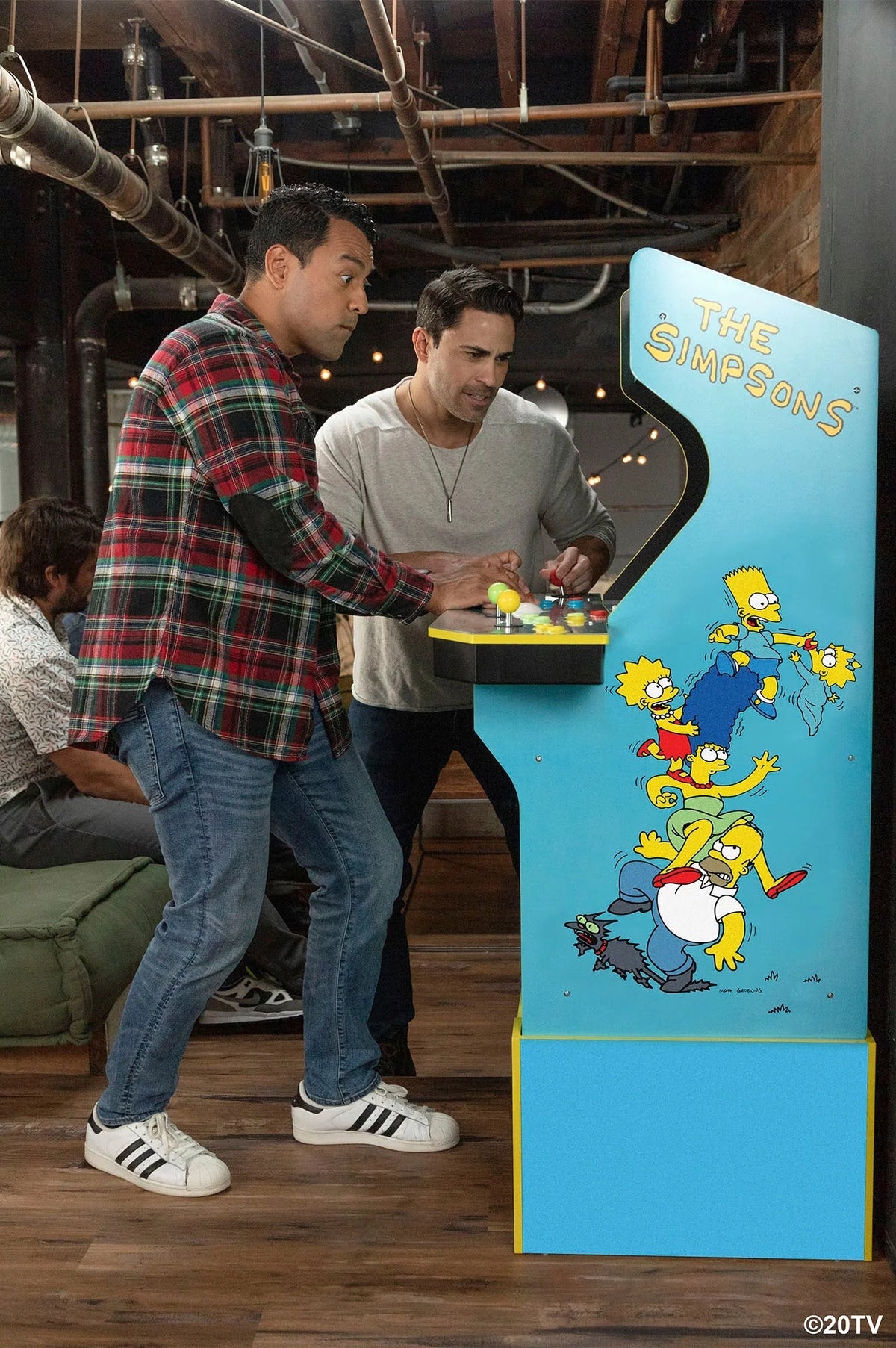Arcade1Up The Simpsons 30th Edition Arcade With Stool And Tin - Multi
