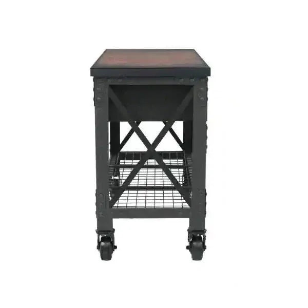 Building Products 72 in 3-Drawer Rolling Industrial Workbench With Wood Top