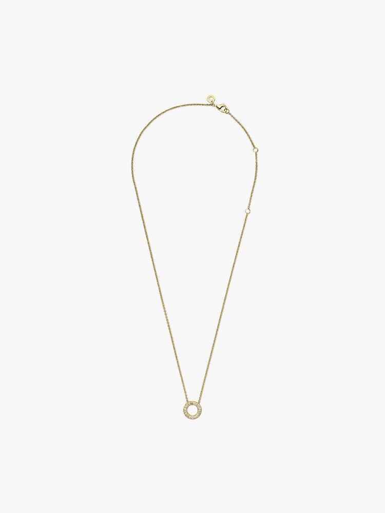 Pandora Logo Pavé Circle Collier Necklace