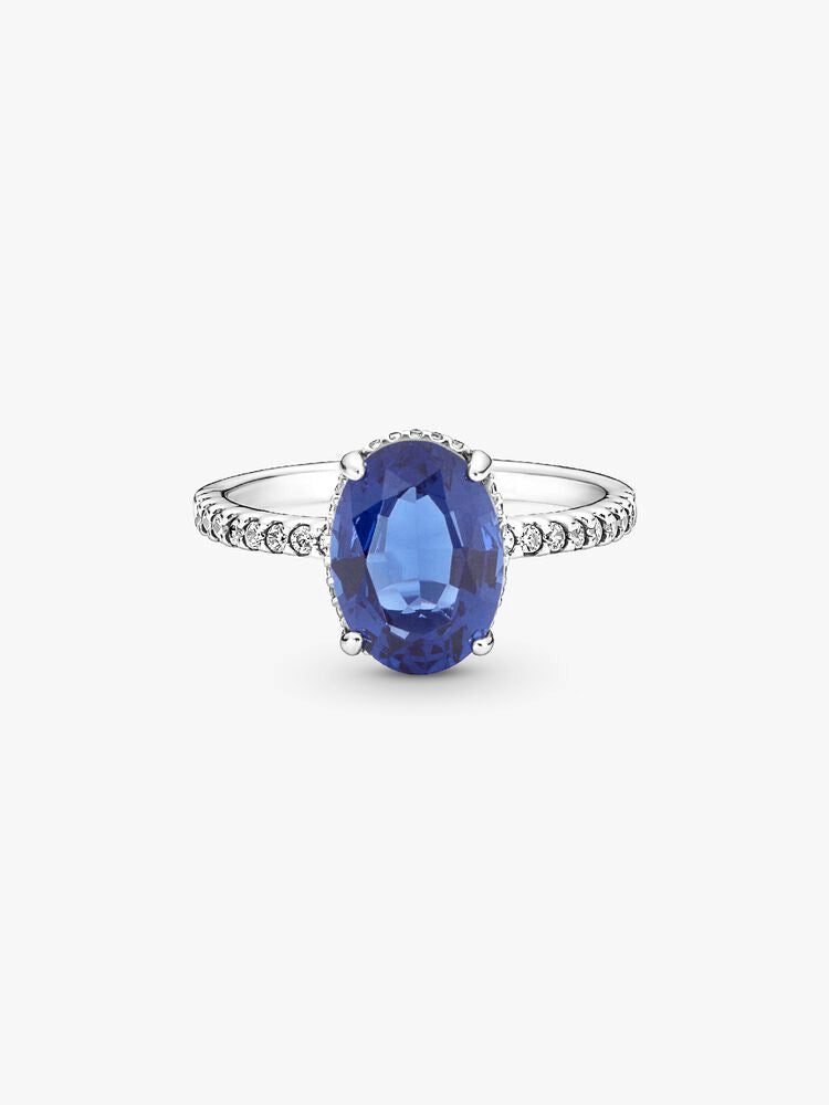 Sparkling Statement Halo Ring