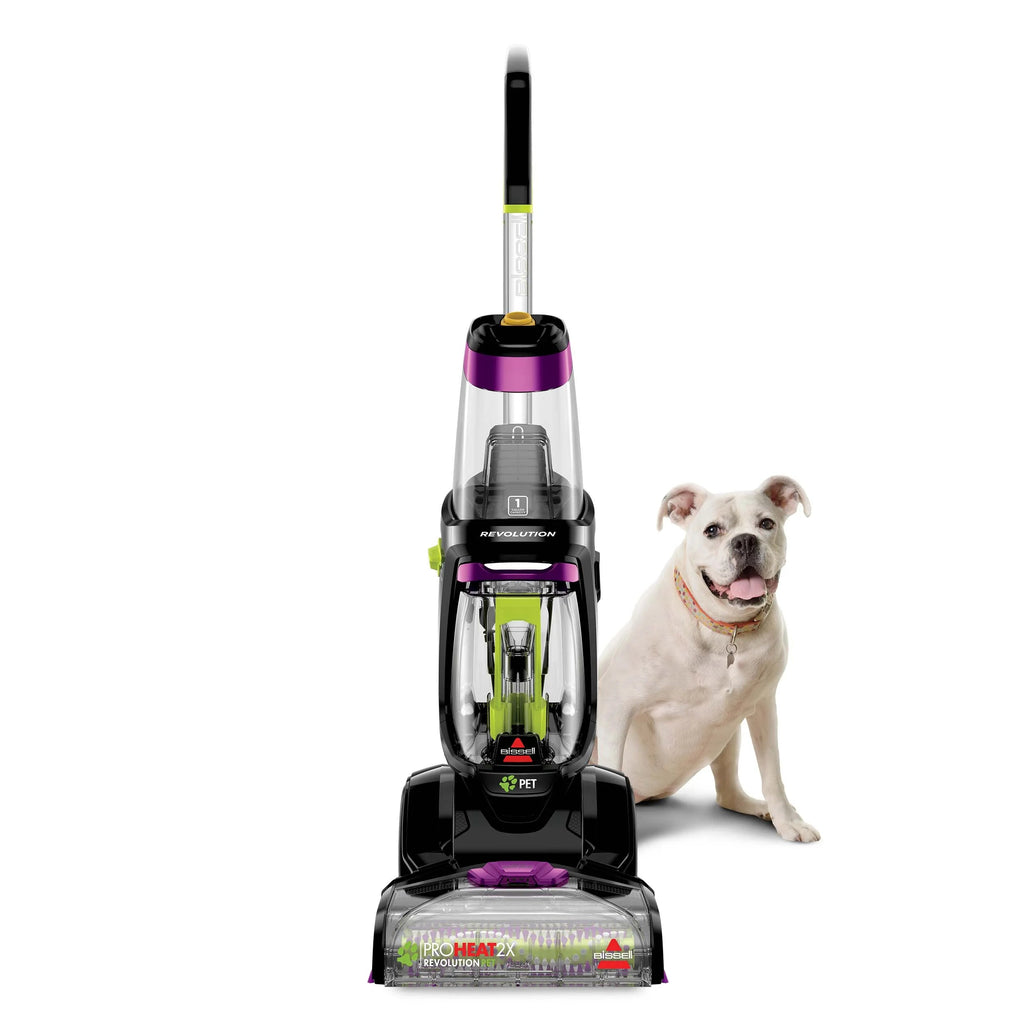 BISSELL ProHeat 2X Revolution Pet Pro Upright Carpet Cleaner, Purple - 3586