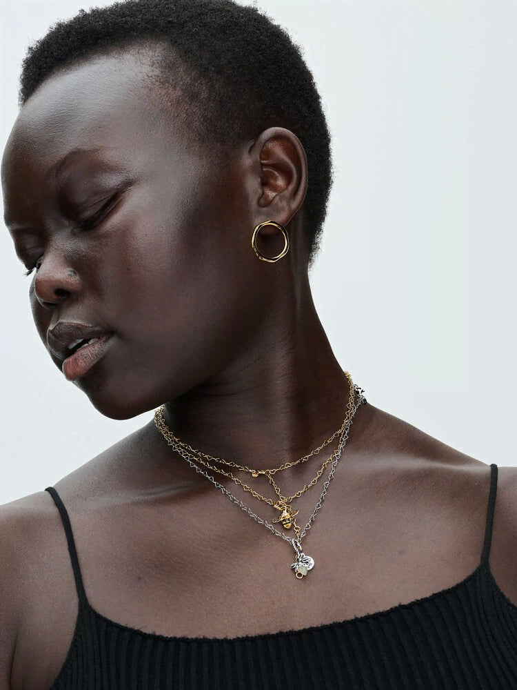 Linked Hearts Collier Necklace