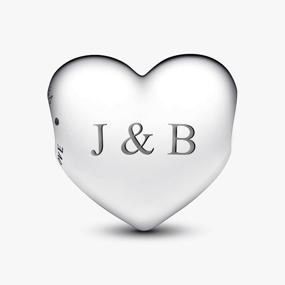 Be Love Engravable Large Heart Charm