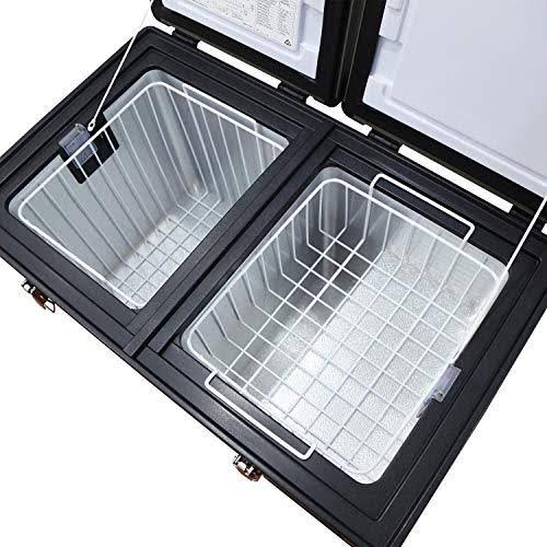 Dual Zone Portable Refrigerator Freezer 65 Liters With Secop Compressor