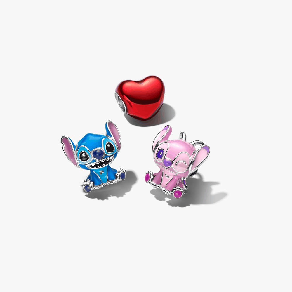 Stitch Valentines Charm Gift Set