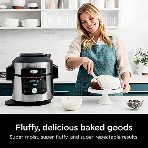 Ninja Foodi Smart XL 14-in-1 8-qt Pressure Cooker Steam Fryer With SmartLid And Thermometer - OL701