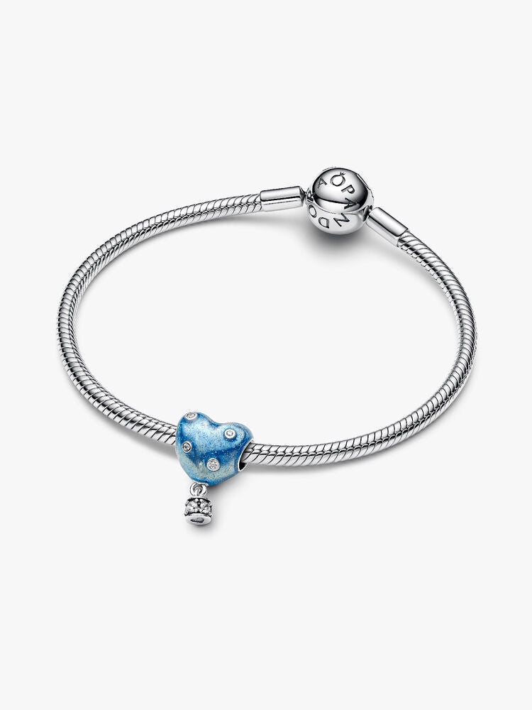 Hot Air Balloon Heart Charm