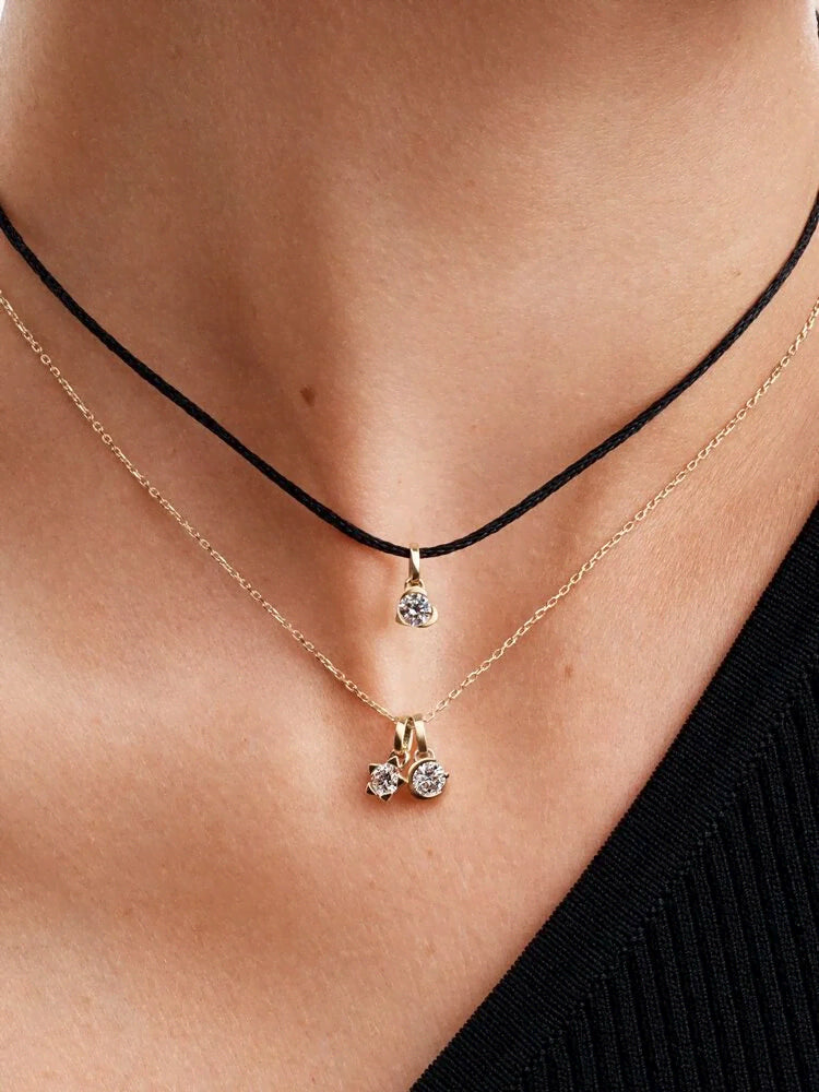 Pandora Talisman 14k Gold Lab-grown Diamond Moon Pendant