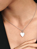 Engravable Heart Tag Pendant
