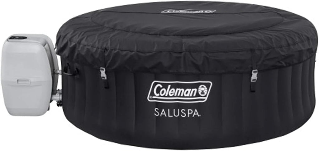 2-4 Person Inflatable Hot Tub With 120 Air Jets And Insulated Cover