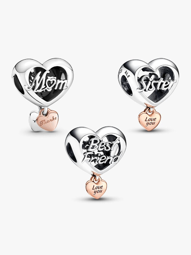 Best Girl Friends Charm Trio