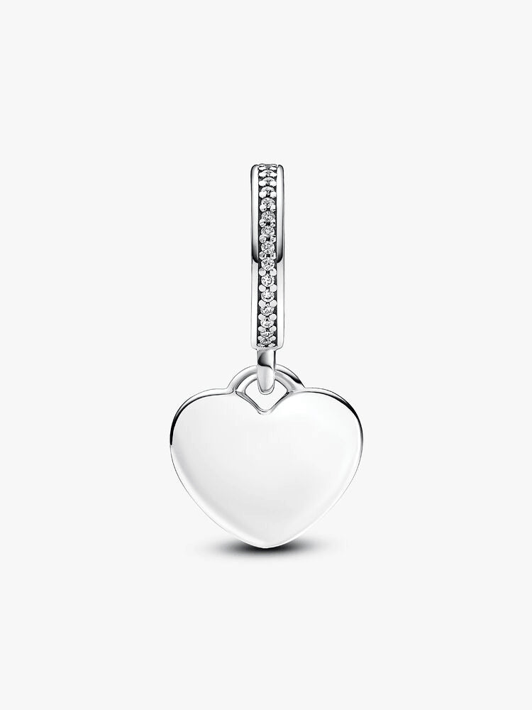 Engravable Footprint Dangle Charm