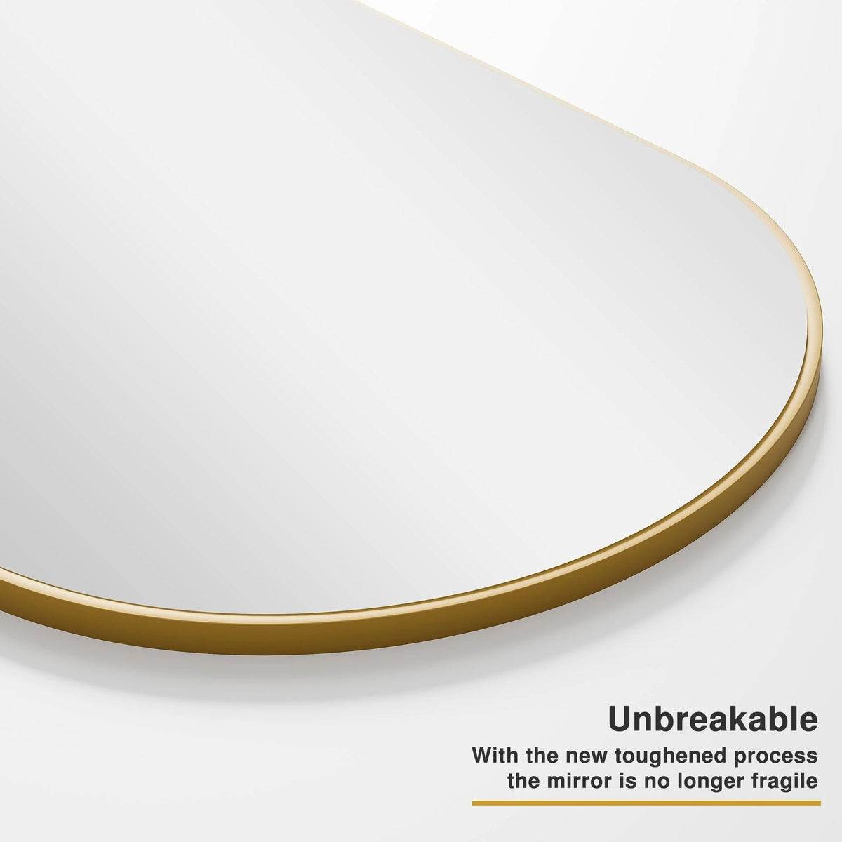 Arched Full-Length Floor Mirror - Standing And Wall-Mounted
