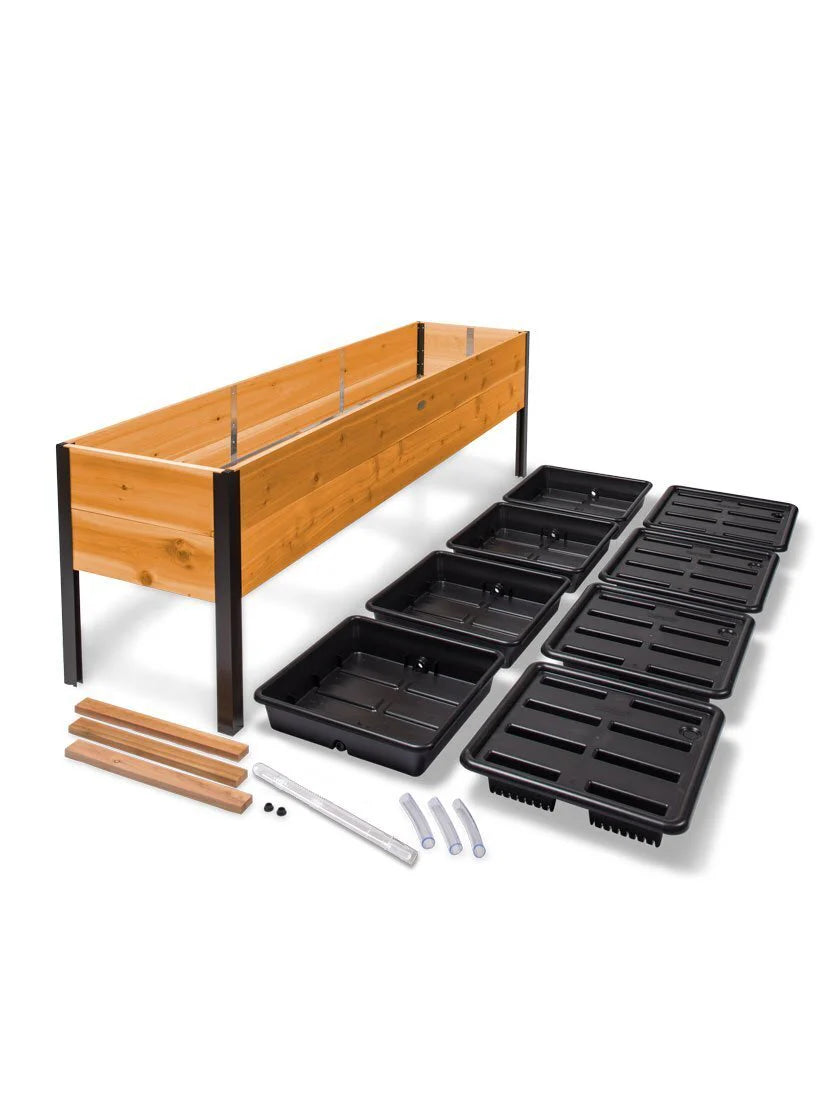 Self-Watering Elevated Planter Box 96" L x 24" W x 29" H
