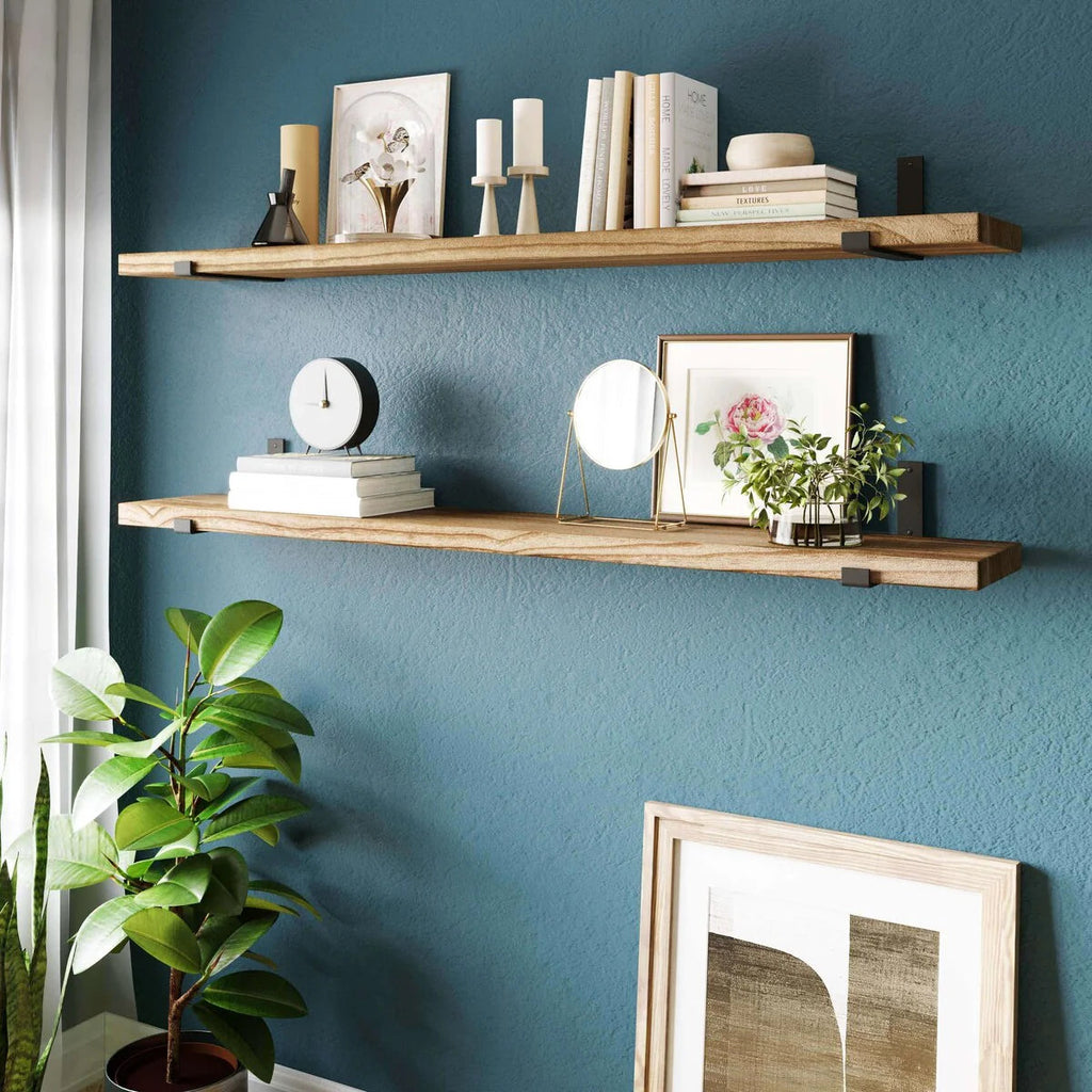 Floating Wall Shelf, 60 Inch x 9.25 Inch Deep