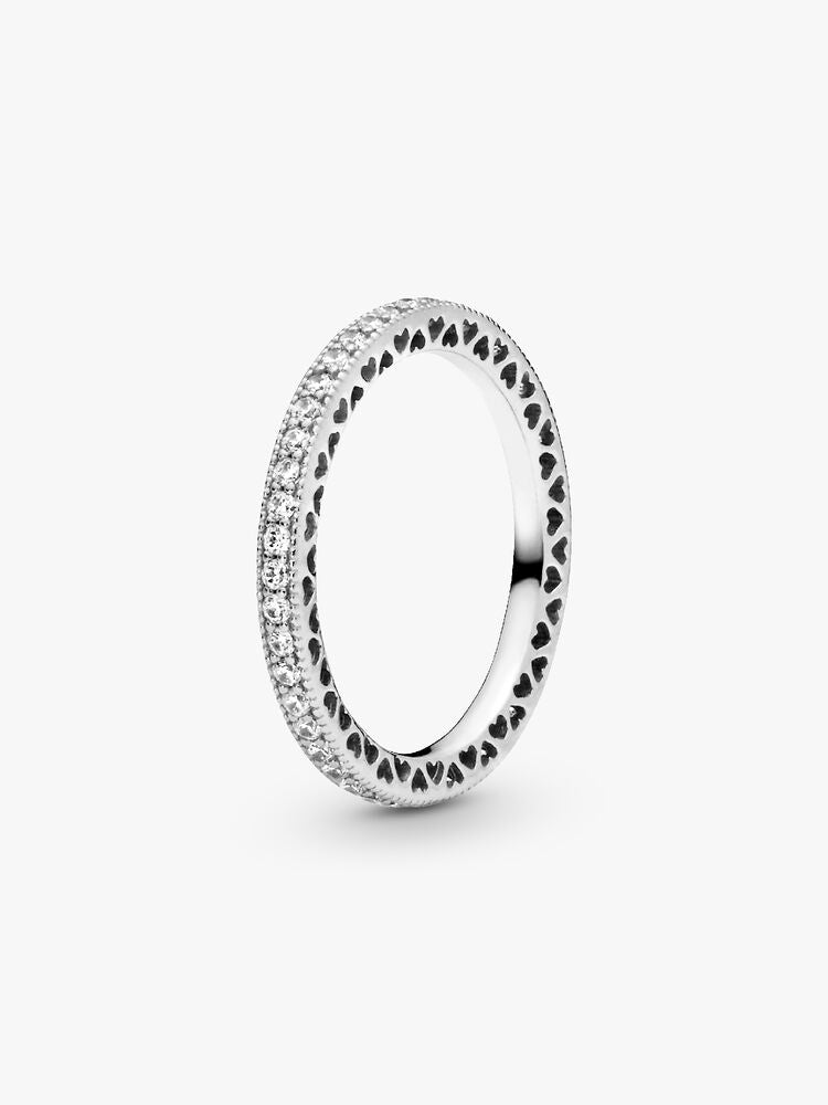 Tear-shaped Tiara Ring Set