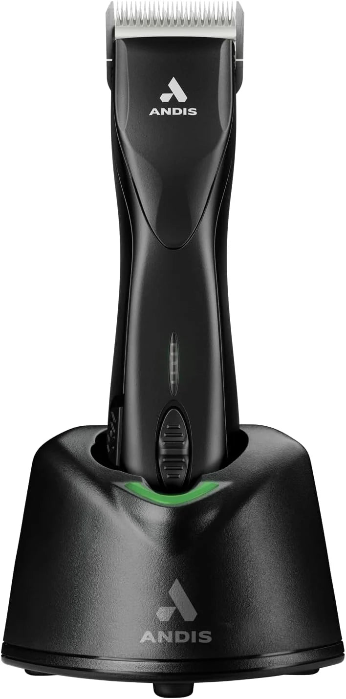 Andis Pulse Zr II 5-Speed Cordless Animal Clipper With Detachable Blade And Removable Lithium Ion Battery - 79170