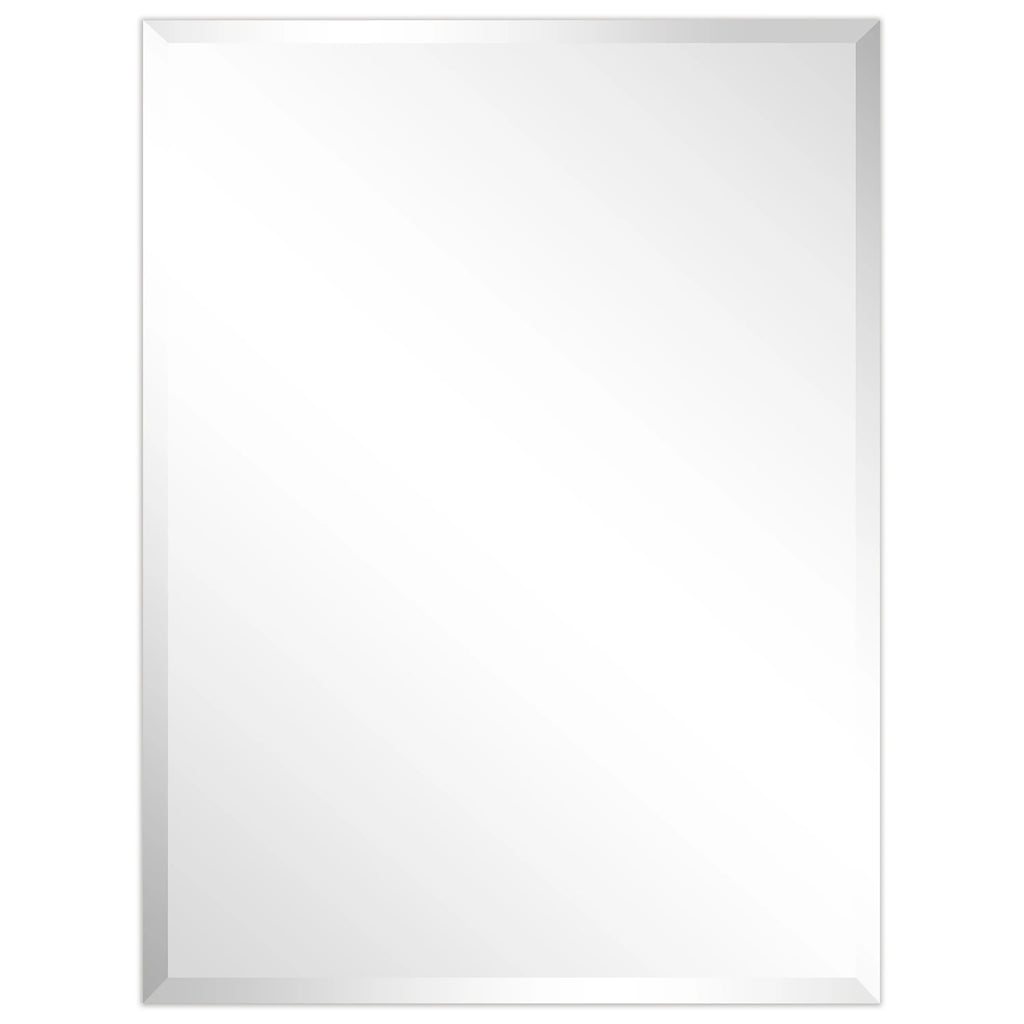 Frameless Beveled Prism Wall Mirror - Clear