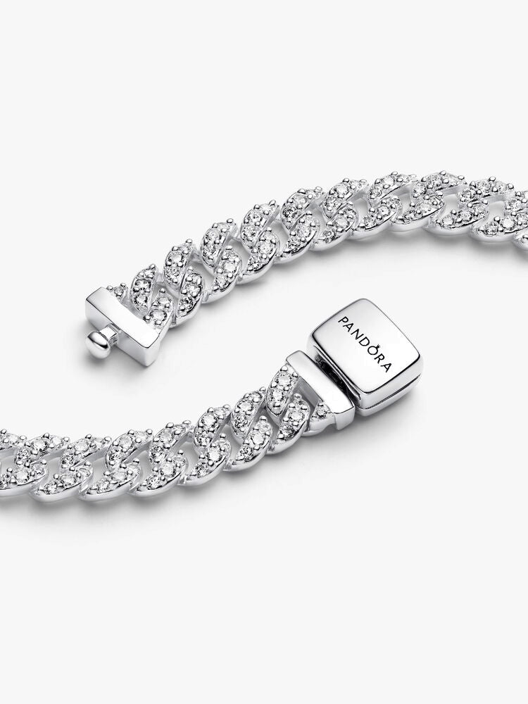 Pavé Cuban Chain Necklace