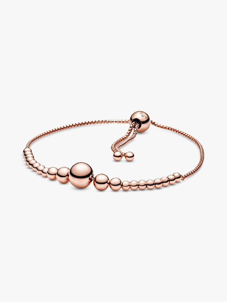 FINAL SALE - String of Beads Slider Bracelet