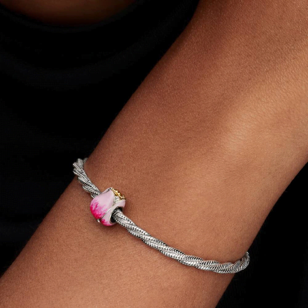 Pink Tulip Charm