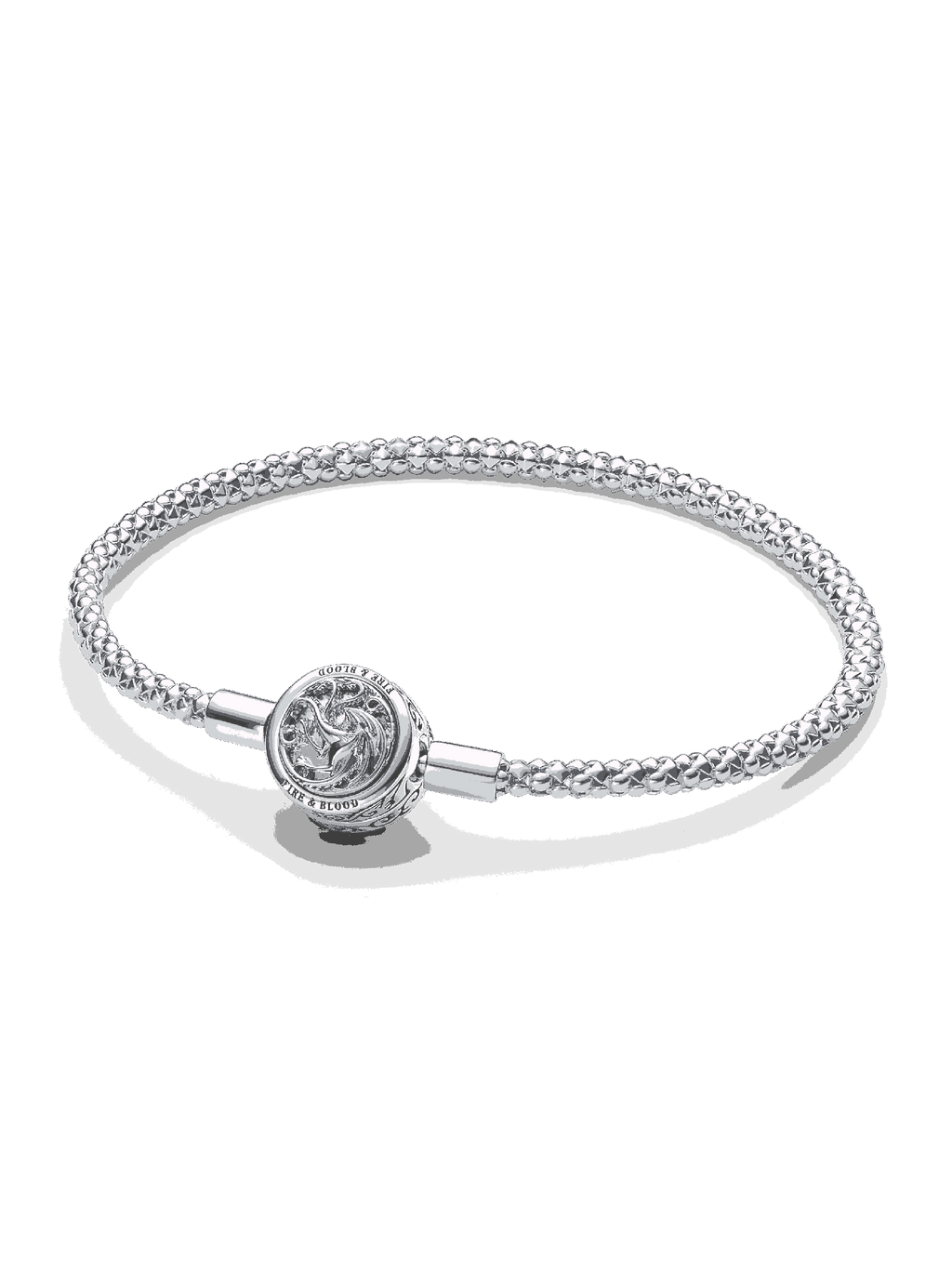 FINAL SALE - Game of Thrones House Sigil Clasp Pandora Moments Studded Chain Bracelet