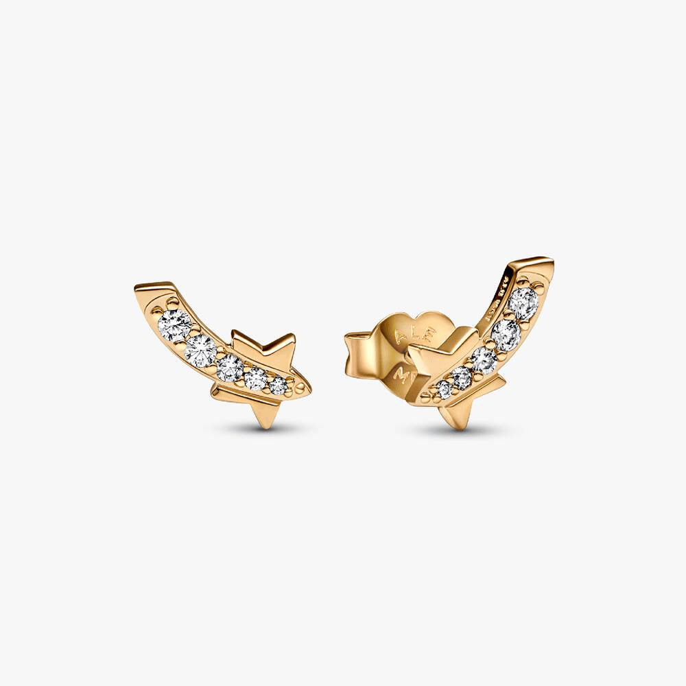 FINAL SALE - Shooting Star Pavé Stud Earrings