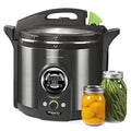 Presto Digital Pressure Canner, 12Qt, Black Stainless - 02144